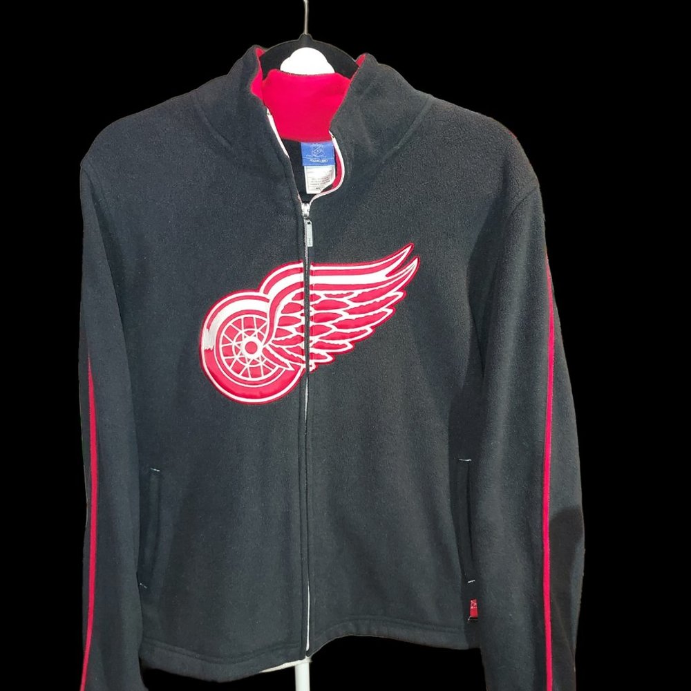 NHL RBK Detroit Red Wings Fleece Jacket Women's Size XL